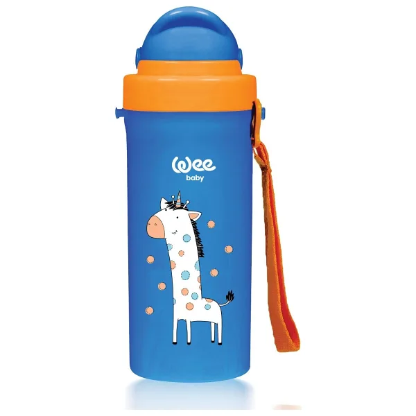 Wee Baby 896 Pipetli Bardak 300 ml Mavi