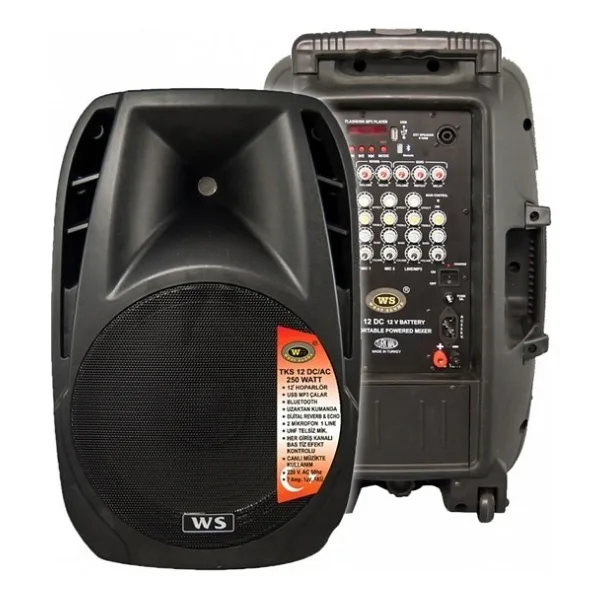West Sound TKS 12 DC Taşınabilir Aktif Hoparlör