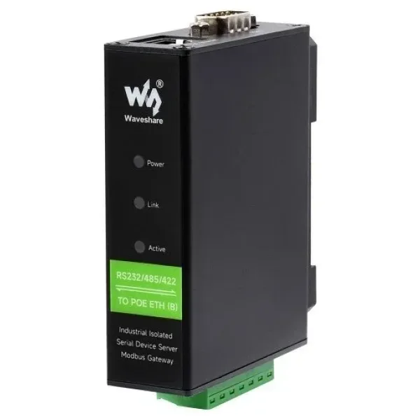 2 Kanal RS485 - RJ45 Ethernet Modülü - PoE Ethernet Port