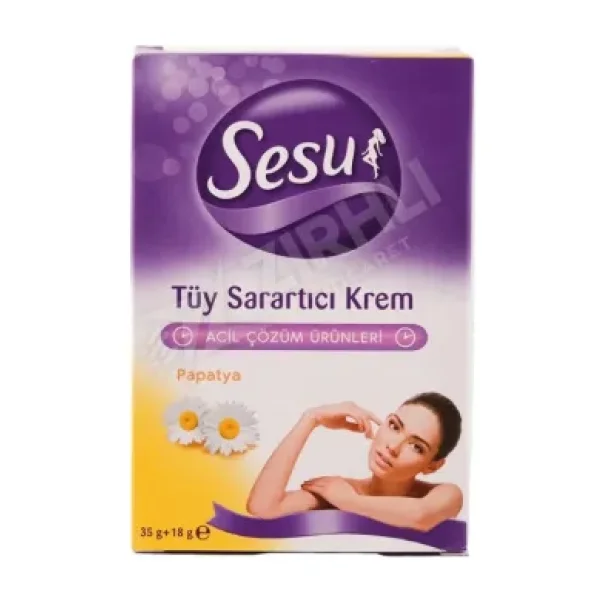 4 ADET Sesu Papatya Tüy Sarartıcı Krem 35Gr +18Gr