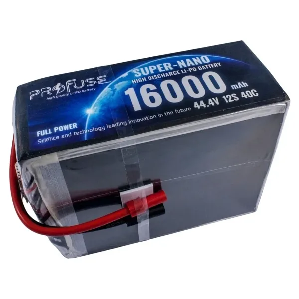 44.4V 12S 16000mAh 60C Lipo Batarya