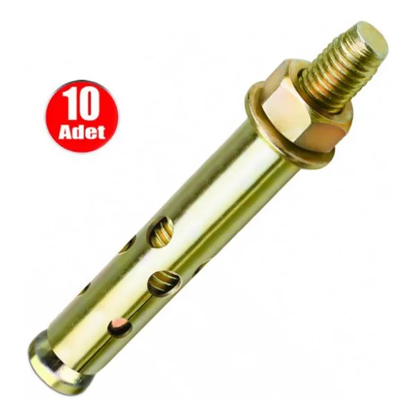 Aletçantam Çelik Dübel Gömlekli 6x65 (8mm) - 10 adet
