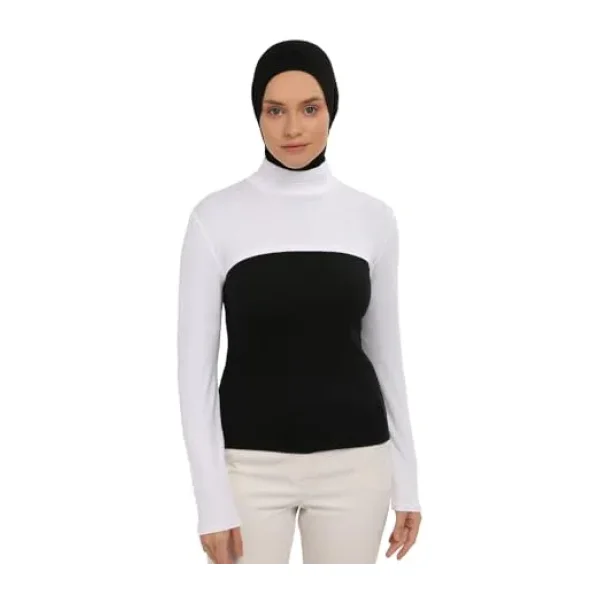 Altobeh Balıkçı Yakalı Boyunluklu Kolluk, Beyaz