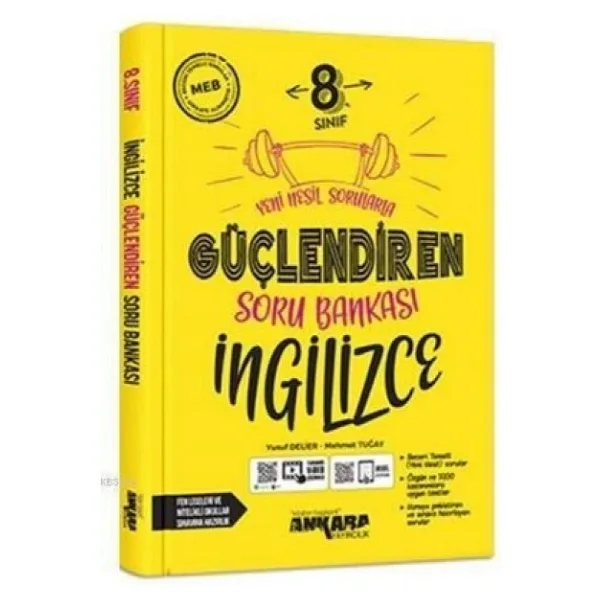 Ankara Yayıncılık 8. Sınıf Güçlendiren İngilizce Soru Bankası