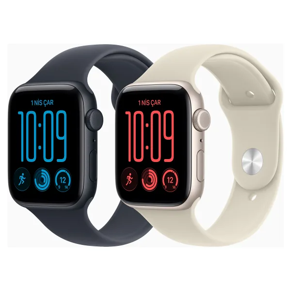 Apple Watch Se 3 GPS + Cellular 40mm Yıldız Işığı Alüminyum Kasa Ve Yıldız Işığı Spor Kordon Akıllı Saat