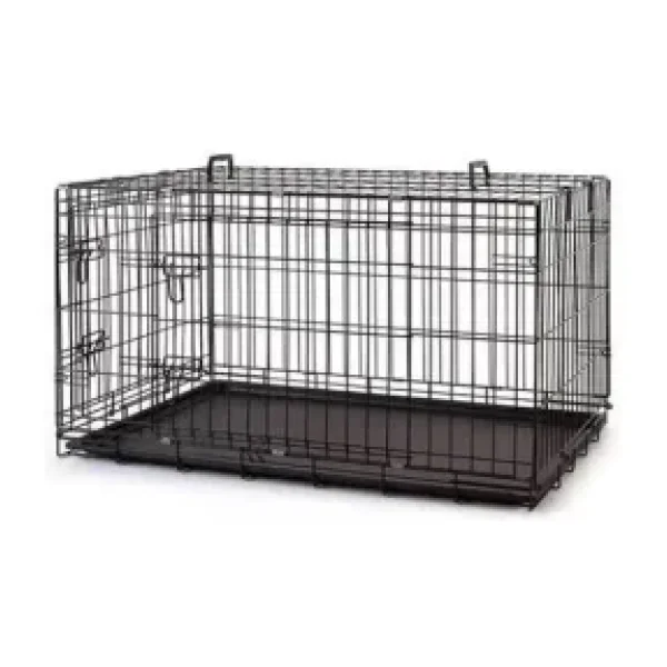 Aqua Boutique Metal Kedi ve Köpek Kafesi Siyah 120x75x84 Cm
