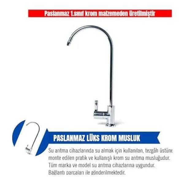 aquafit Su Arıtma Cihazı Lüx Krom Musluk
