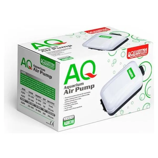 Aquawing AQ838 Çift Çıkışlı 8 W Akvaryum Hava Motoru
