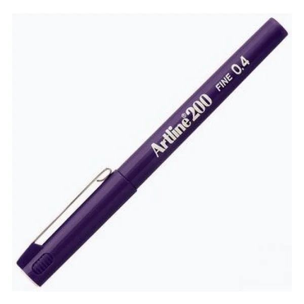 Artline 200 Fineliner Mor 0.4 mm İnce Uçlu Keçeli Kalem