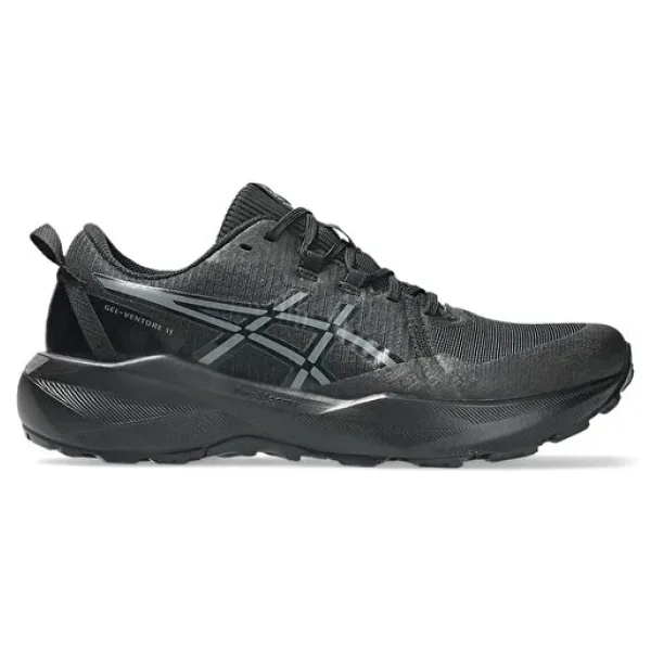 Asics Gel-Venture 11 1011C160-001 Siyah-Kırmızı Erkek Spor Ayakkabı