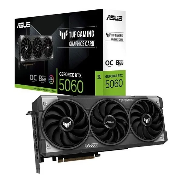 Asus RTX 5060 TUF Gaming OC Edition TUF-RTX5060-O8G-GAMING 128 Bit GDDR7 8 GB Ekran Kartı