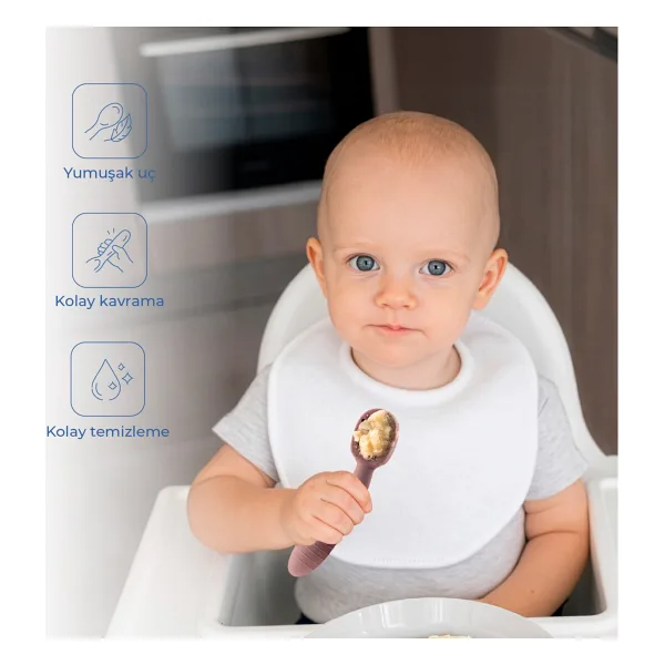 Babyjem Silikon 2'li İlk Kaşığım