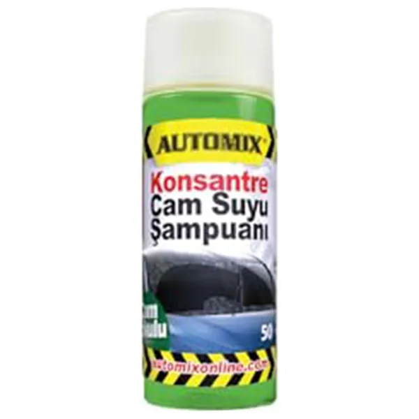 BADEM10 Automix Araba Araç Otomobil Oto Silecek Temizleme Konsantre Cam Suyu Şampuanı Çam Kokulu - Çok Renkli