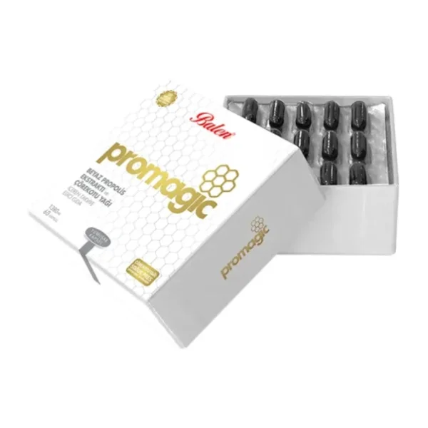 Balen Promagic Beyaz Propolis Ekstraktı ve Çörekotu Yağı 60 Kapsül