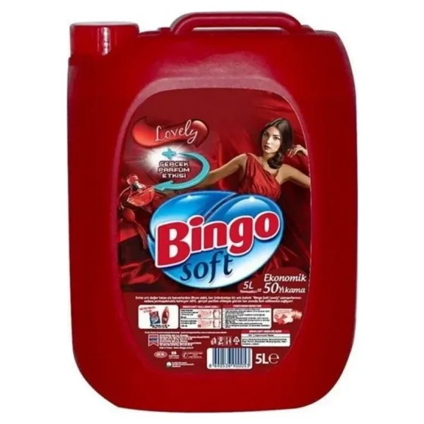 Bingo Soft Lovely Yumuşatıcı 50 Yıkama 5 lt