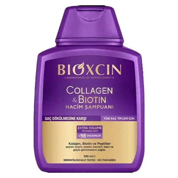 Bioxcin Collagen ve Biotin 100 ml Hacim Şampuanı