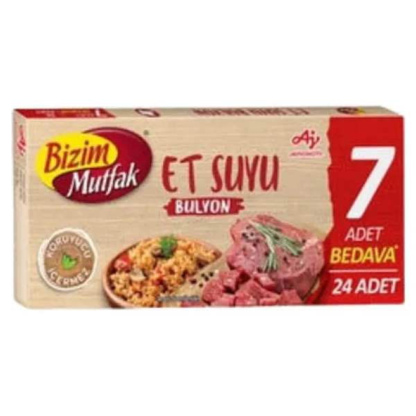 Bizim Mutfak 24'lü 240 gr Yerli Besi Et Bulyon