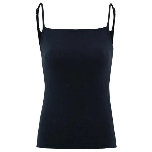 BLACKSPADE 1265 BAYAN SİYAH İNCE ASKI THERMAL ATLET - XL - Siyah
