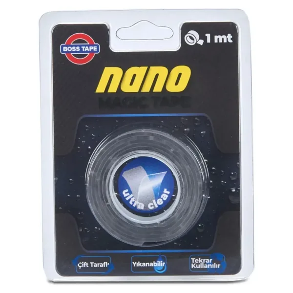 Boss Tape Nano Bant Magic Tape 19mm-1mt Şeffaf