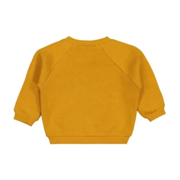 Civil Baby Keep Smiling Etiketli Basic 6-18 Ay Sweatshirt - Hardal 6-9 Ay