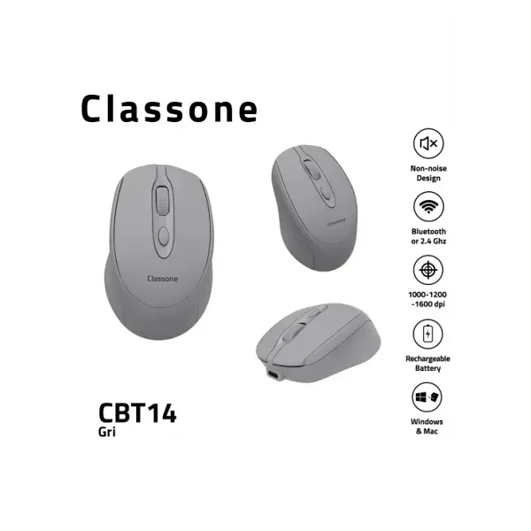 Classone CBT14 Optik Kablosuz Mouse