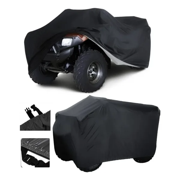 CoverPlus Segway Snarler AT6S E Atv Su Geçirmez Brandası -Siyah