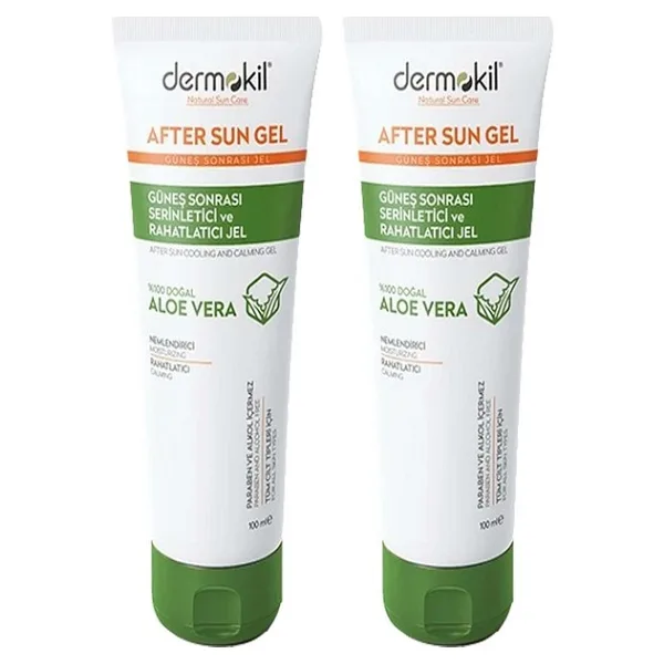 Dermokil DERMOKİL GÜNEŞ SONRASI SERİNLETİCİ VE RAHATLATICI JEL 100ML x 2 ADET