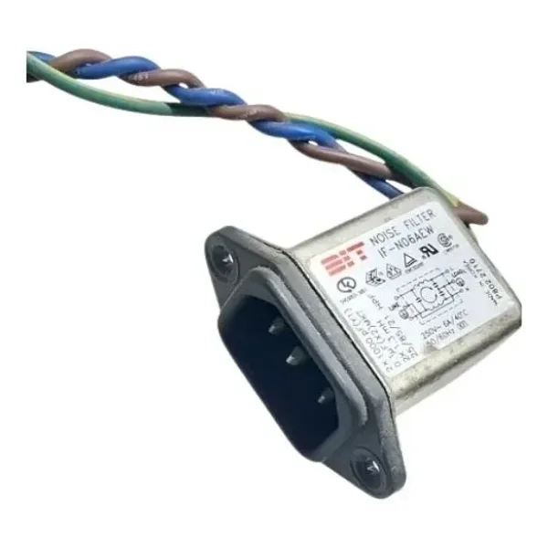 EMI Filtre 6A Erkek Power Soketi - IF-N06AEW