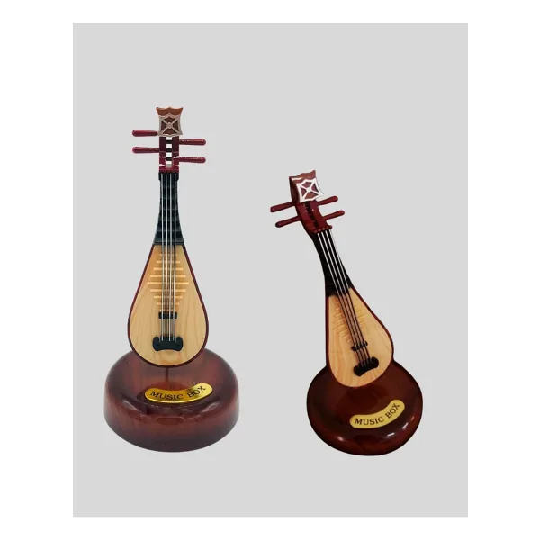 Enstrüman Figürlü Melodi Çalan Dekoratif Müzik Kutusu