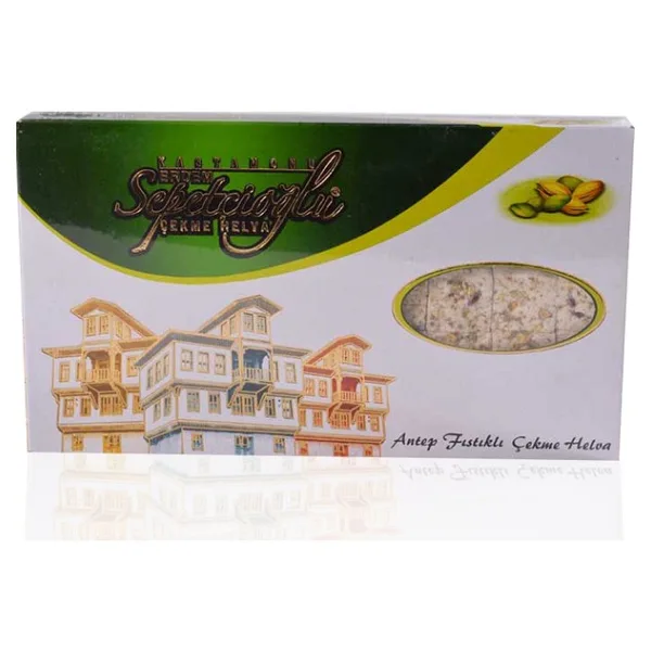 Erdem Sepetçioğlu Çekme Helva 850 gr Antep Fıstıklı Büyük Dilim