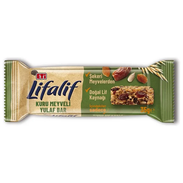 Eti Lifalif Kuru Meyveli Yulaf Bar 35 gr