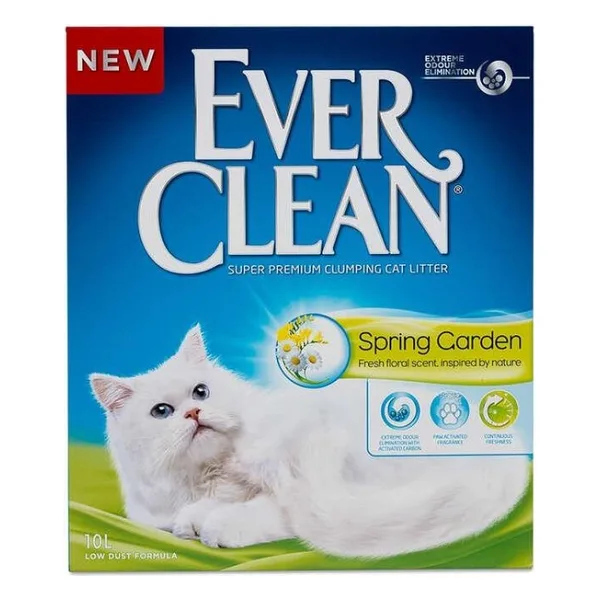 Ever Clean Ever Clean Topaklanan Kedi Kumu 10 lt Çiçek Kokulu Aloe Vera Özellikli İnce Taneli