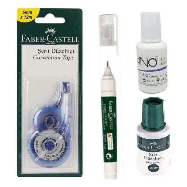 Faber Castell FC Düzeltici Seti ve Sıvı Silici
