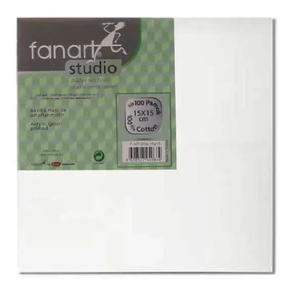Fanart Studio 320 Gr 100 Pamuk 15x15cm Tuval