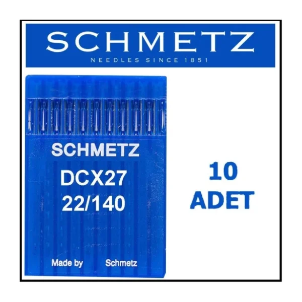 FDM Schmetz Dcx27 Ses Overlok Makinesi İğnesi 22/140 Numara