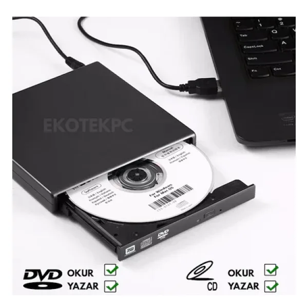 Harici DVD RW USB DVD Writer External DVD RW DVD Okuyucu Yazıcı