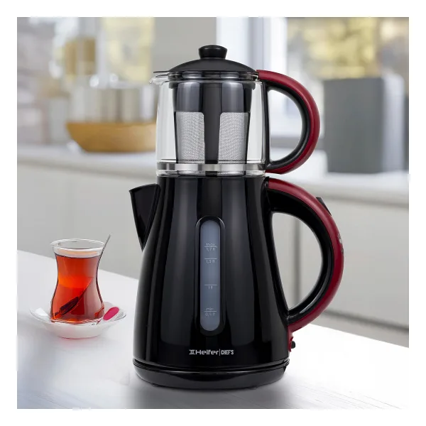 Heifer 1500 W Cam Demlikli Çay Makinesi