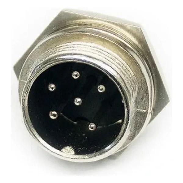 IC-261M 16mm Mayk Erkek Fiş Şase 6P Konnektör
