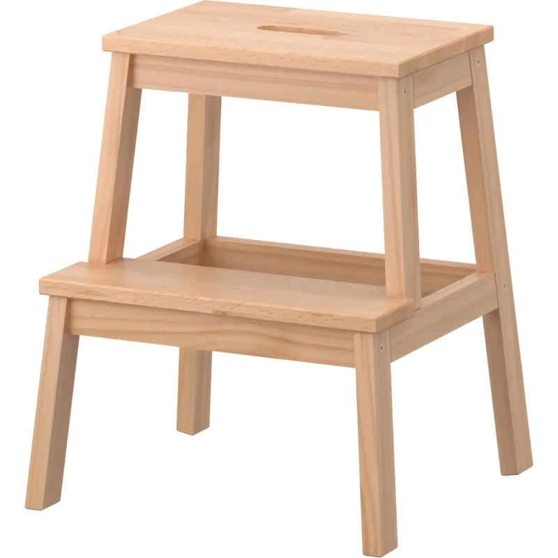 IKEA Bekvam Basamak Ahşap Tabure Mutfak Basamağı Bekvam Tabure - Naturel Ahşap