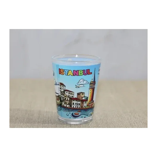 İstanbul Temalı Cam Shot Bardak Alk4358