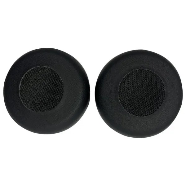 Jabra Evolve 20/20SE/30/30II/40/65/65+ kulaklık için yedek kulak yastığı, Jabra Evolve 65UC 65MS/40UC 40MS/ 30US 30MS 30II/20SE 20UC 20MS, yumuşak deri (siyah)