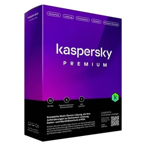 KASPERSKY Premium Trk 2 yıl 3kullanıcı Antivirüs Programı (Total Security)