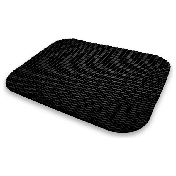 Kurtbay Şekil Kedi Tuvalet Kabı Önü Kum Toplayıcı Kedi Halısı Paspası, 40x50 cm