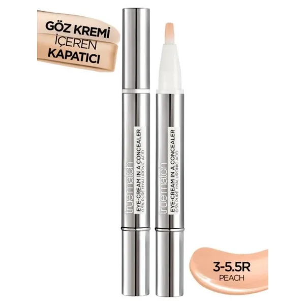 L'Oreal Paris True Match Göz Kremi İçeren Kalem Kapatıcı