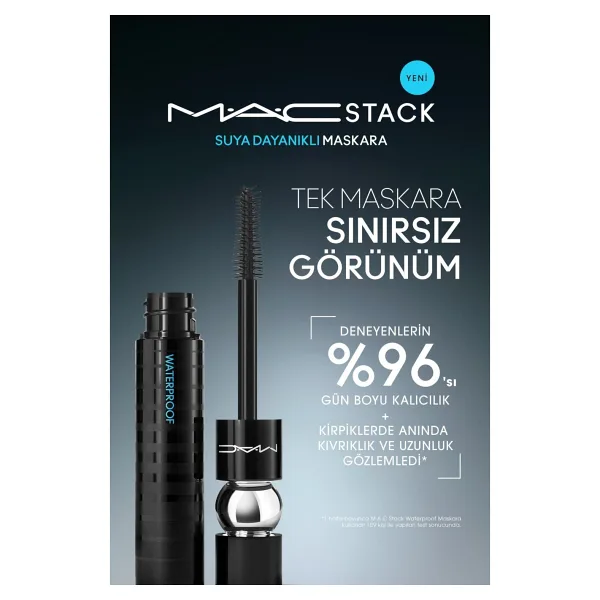 M.A.C Macstack Waterproof Black Stack Maskara