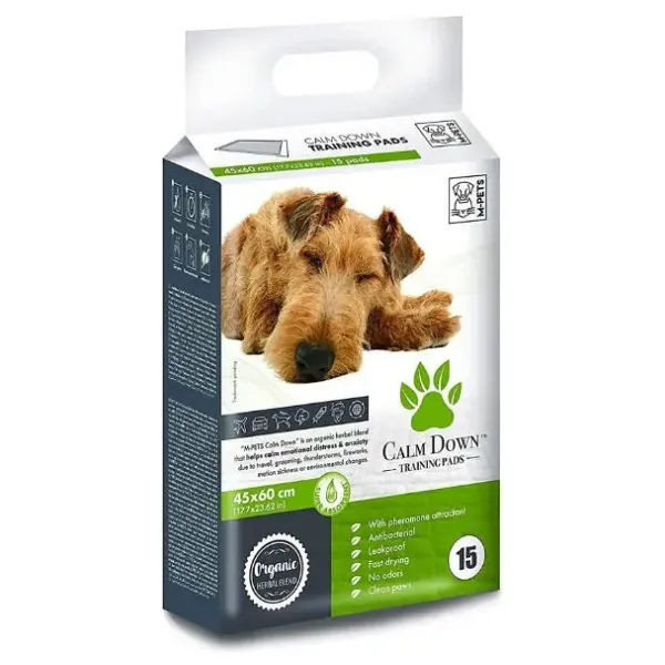 M-Pets Sakinleştirici Özellikli 15'li Köpek Çiş Eğitim Pedi 45x60cm