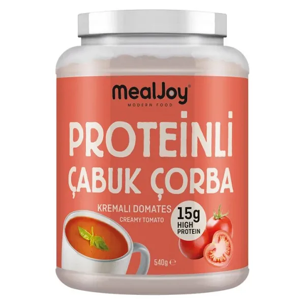 Mealjoy Proteinli Kremalı Domatesli Çabuk Çorba 540 gr