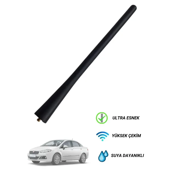 MEF Fiat Linea Jop Anten Punto Egea Easy Uyumlu Yüksek Çekim Ultra Esnek