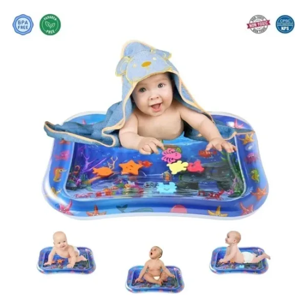 Mooie Baby's Bebek Su Oyun Matı Tummy Time Aktivite Matı - 66 x 50 cm - Renkli