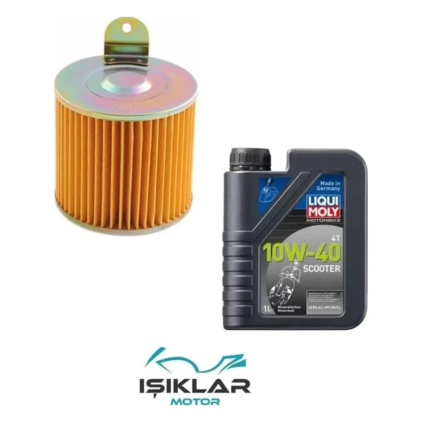 Motolux Ceo 110 125 Liqui Moly Yağ Ve Hava Filtre Bakım Seti Bs0016
